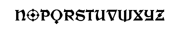 Saber Regular Font LOWERCASE