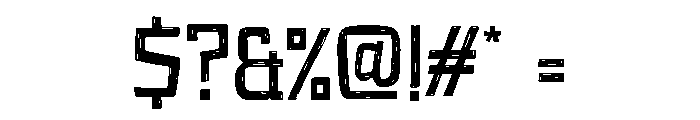 Sabotage Regular Font OTHER CHARS