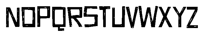 Sabotage Regular Font LOWERCASE