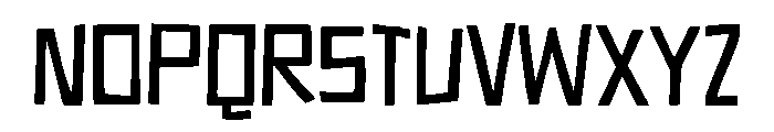 Sabotage Solid Font UPPERCASE