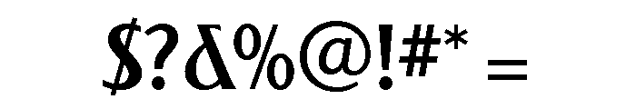 Saint Louis Bold Font OTHER CHARS
