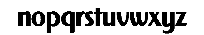 Saint Louis Extra Bold Font LOWERCASE