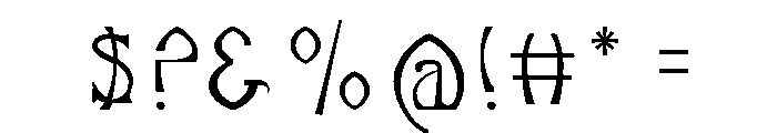 Salon Inner Font OTHER CHARS