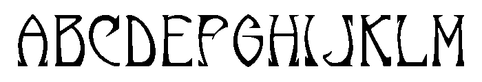 Salon Inner Font UPPERCASE