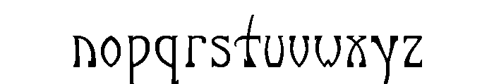 Salon Inner Font LOWERCASE