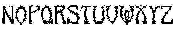 Salon Regular Font UPPERCASE