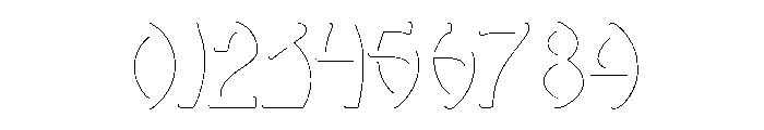Salon Shadow Font OTHER CHARS
