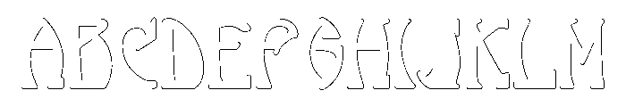 Salon Shadow Font UPPERCASE