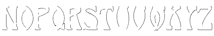 Salon Shadow Font UPPERCASE