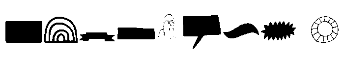 Salted Pieces Font OTHER CHARS