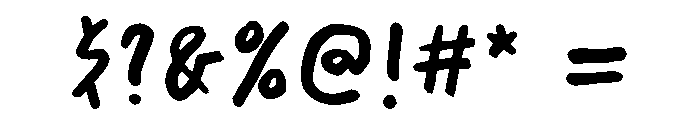 Salted Regular Font OTHER CHARS