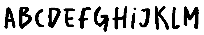 Salted Regular Font UPPERCASE