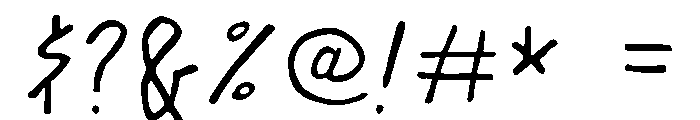 Salted Sweet Font OTHER CHARS