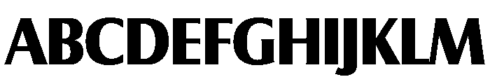Salzburg Bold Font UPPERCASE
