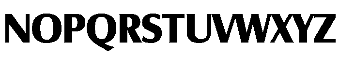Salzburg Bold Font UPPERCASE