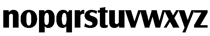 Salzburg Bold Font LOWERCASE