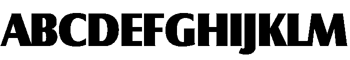 Salzburg Extra Bold Font UPPERCASE
