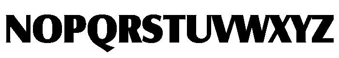 Salzburg Extra Bold Font UPPERCASE