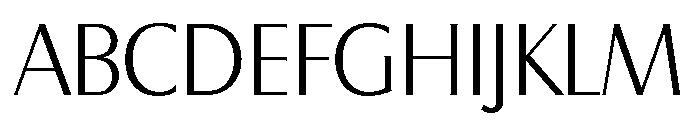 Salzburg Light Font UPPERCASE