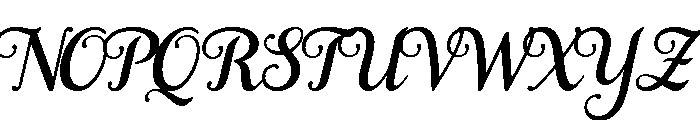 Samantha Bold Italic Font UPPERCASE