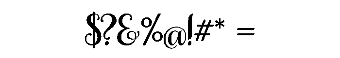 Samantha Bold Upright Font OTHER CHARS