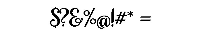 Samantha Craft Font OTHER CHARS