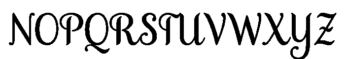 Samantha Craft Font UPPERCASE