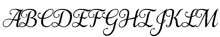 Samantha Regular Italic Font UPPERCASE