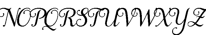 Samantha Regular Italic Font UPPERCASE