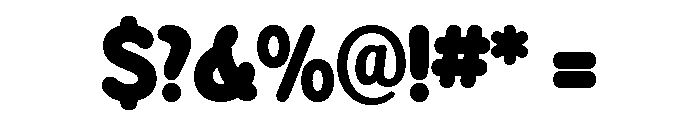 Sandbox Extra Bold Font OTHER CHARS