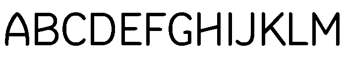 Sandbox Light Font UPPERCASE