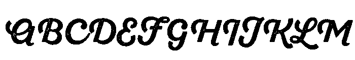 Sant'Elia Rough Alt Bold Font UPPERCASE