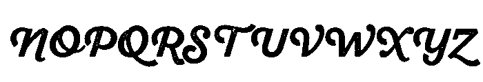 Sant'Elia Rough Alt Bold Font UPPERCASE