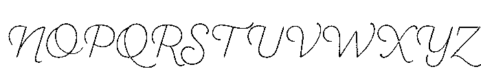 Sant'Elia Rough Alt Extra Light Font UPPERCASE