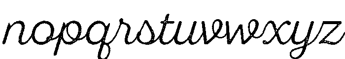 Sant'Elia Rough Alt Light Font LOWERCASE