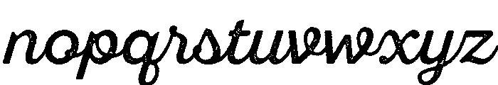 Sant'Elia Rough Alt Regular Font LOWERCASE