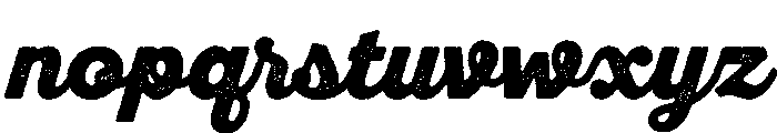 Sant'Elia Rough Black Font LOWERCASE