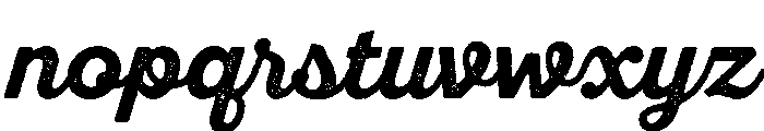 Sant'Elia Rough Bold Font LOWERCASE
