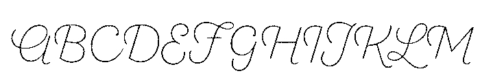Sant'Elia Rough Extra Light Font UPPERCASE