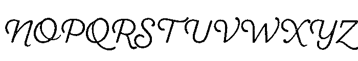 Sant'Elia Rough Light Font UPPERCASE