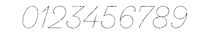 Sant'Elia Rough Line Font OTHER CHARS