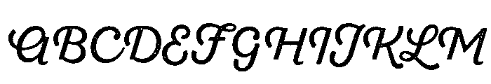 Sant'Elia Rough Regular Font UPPERCASE