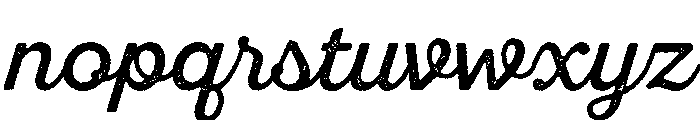 Sant'Elia Rough Regular Font LOWERCASE