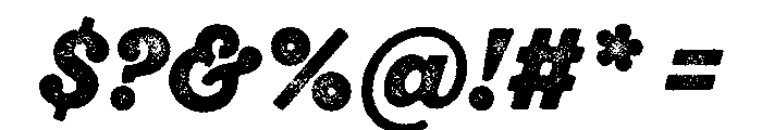 Sant'Elia Rougher Alt Black Font OTHER CHARS
