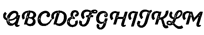 Sant'Elia Rougher Alt Bold Font UPPERCASE