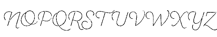 Sant'Elia Rougher Alt Extra Light Font UPPERCASE