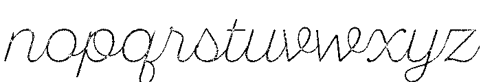 Sant'Elia Rougher Alt Extra Light Font LOWERCASE
