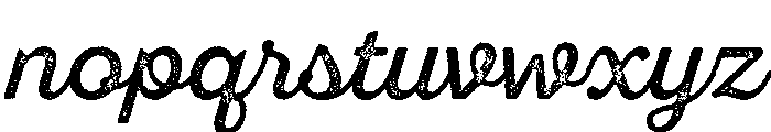 Sant'Elia Rougher Alt Regular Font LOWERCASE