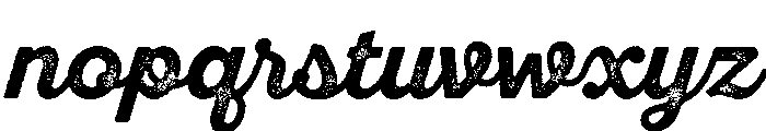 Sant'Elia Rougher Bold Font LOWERCASE