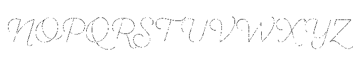 Sant'Elia Rougher Line Font UPPERCASE